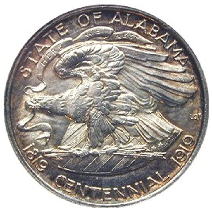Alabama commemorative half reverse, 1921