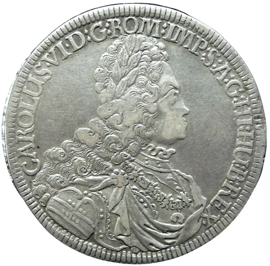 Austria Hall thaler (Charles VI)