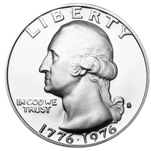 Bicentennial quarter (40% silver)