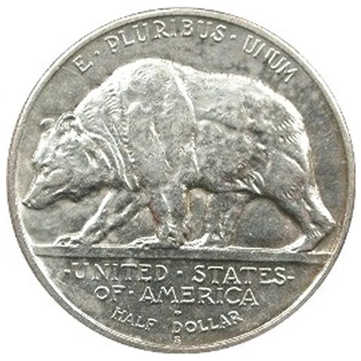 California Diamond Jubilee half reverse, 1925