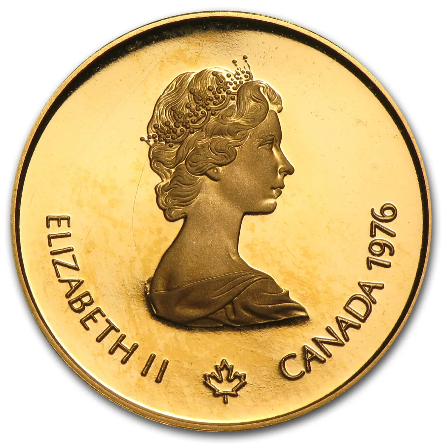 Canada $100 Olympic gold 22k (1976)