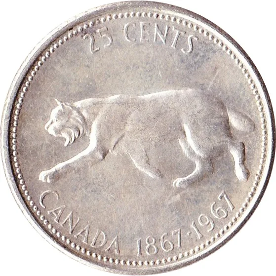 Canada 25¢ (50% silver)