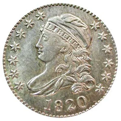 Capped Bust dime obverse, 1809–1837