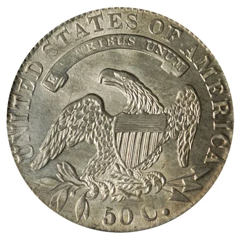 Capped Bust half dollar reverse, 1807–1839