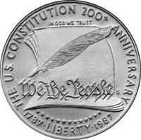 Constitution commemorative dollar