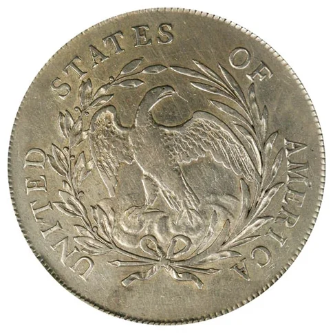 Draped Bust dollar reverse, 1795–1804