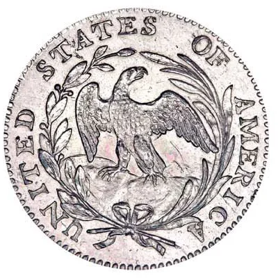 Draped Bust half dime reverse, 1796–1805