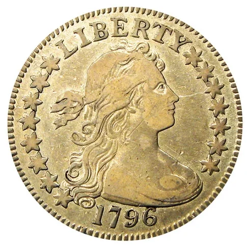 Draped Bust quarter obverse, 1796–1807
