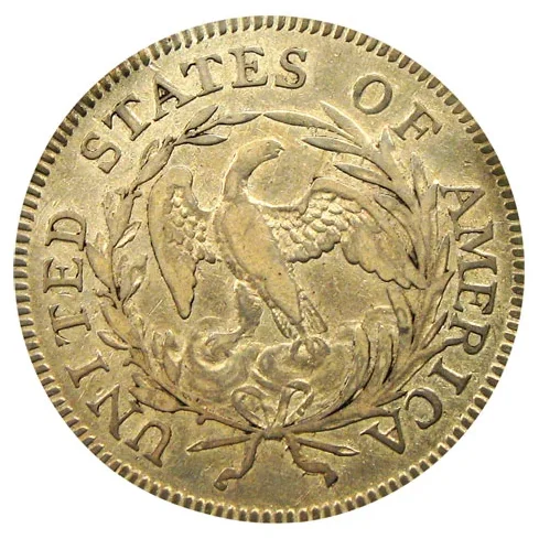 Draped Bust quarter reverse, 1796–1807