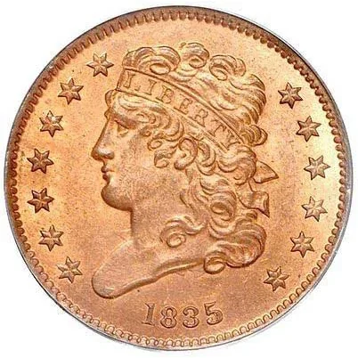 Classic Head half cent