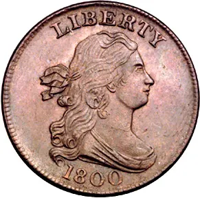 Draped Bust half cent
