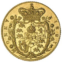 British half sovereign reverse, 1817–date
