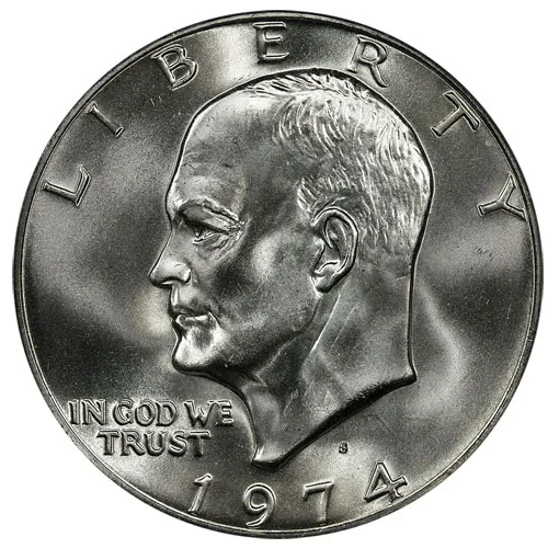 Eisenhower dollar (40% silver)