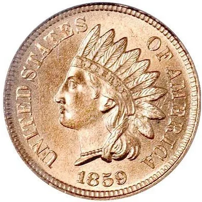 Indian Head cent bronze