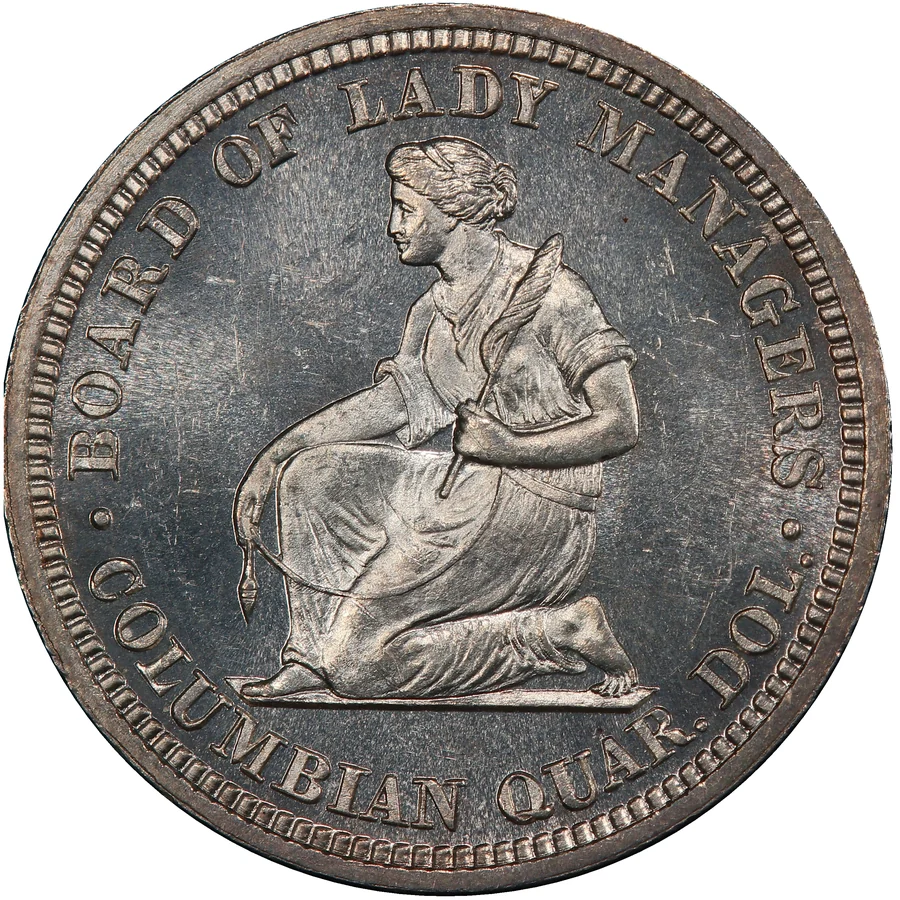Isabella quarter reverse, 1893
