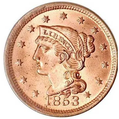 Braided Hair large cent