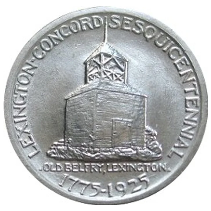 Lexington-Concord half reverse, 1925