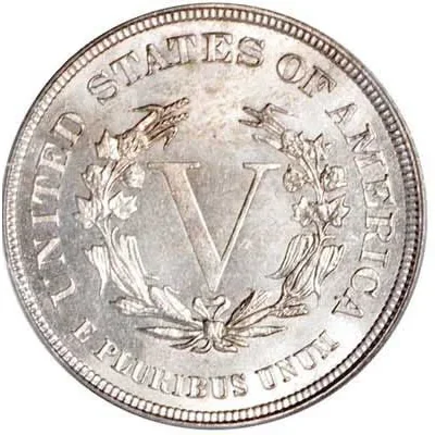 Liberty Head nickel reverse, 1883–1913