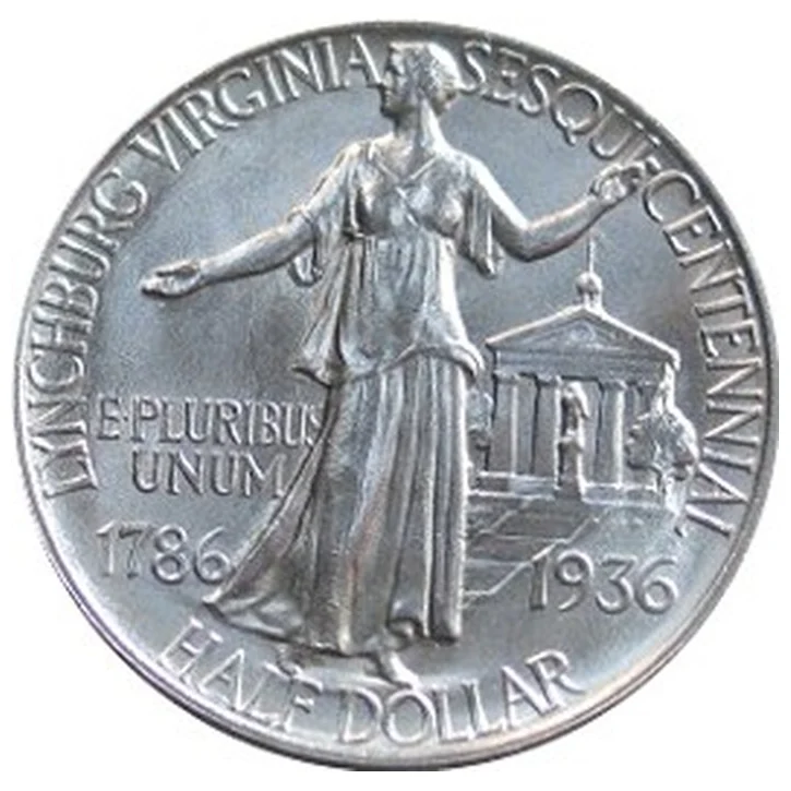 Lynchburg half reverse, 1936