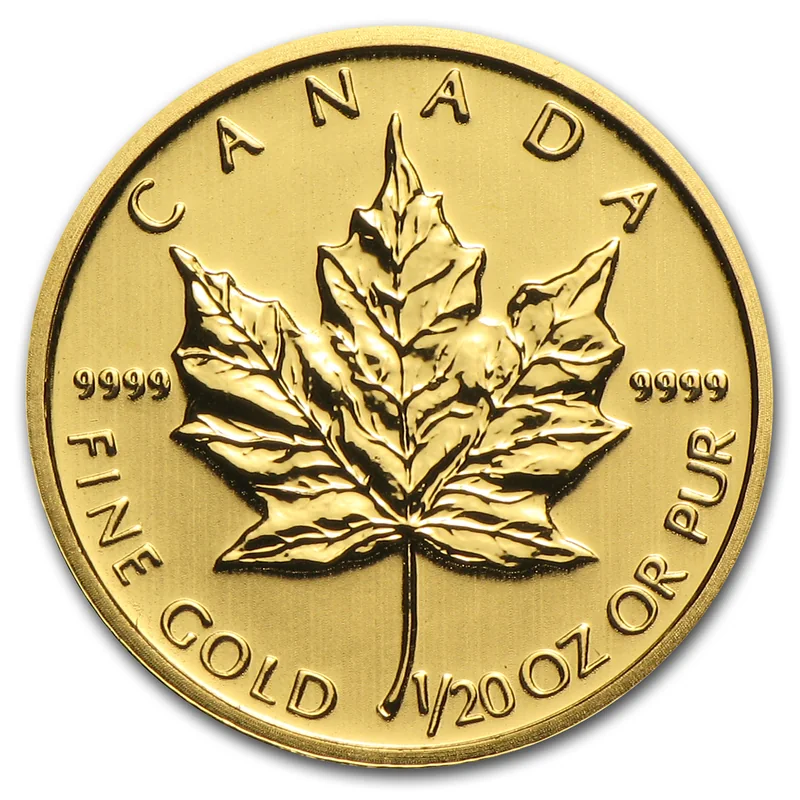 Canada Maple Leaf 1/20 oz gold