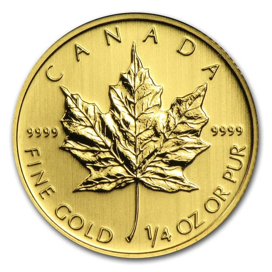 Canada Maple Leaf 1/4 oz gold