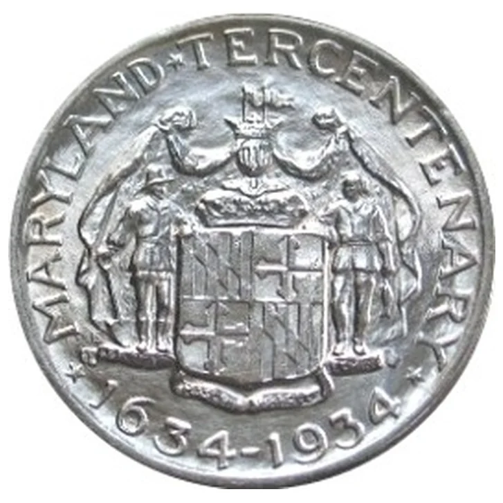 Maryland Tercentenary half reverse, 1934
