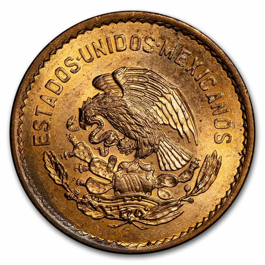 Mexico 5 centavos bronze (1942–1955) reverse, 1942–1955