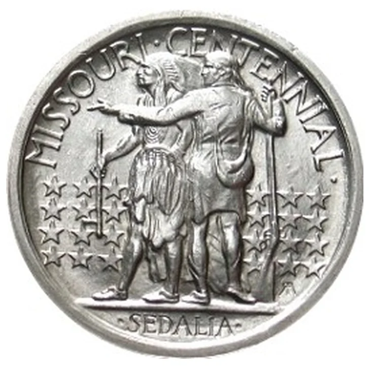 Missouri Centennial half reverse, 1921
