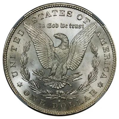 Morgan dollar reverse, 1878–1904, 1921