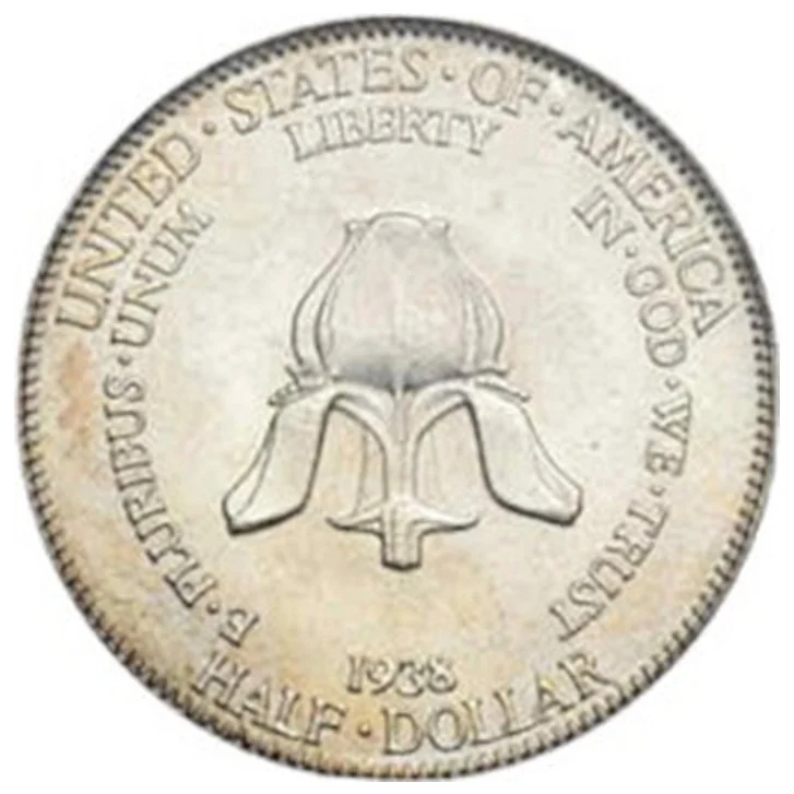 New Rochelle half reverse, 1938