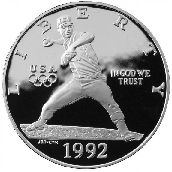 Olympic commemorative silver dollar