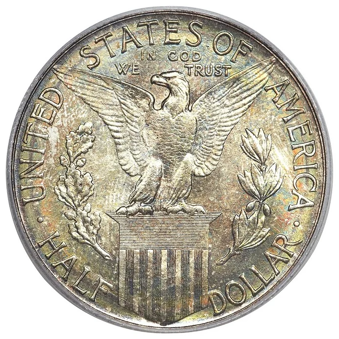 Panama-Pacific half dollar reverse, 1915