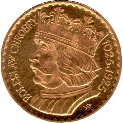 Poland 10 złoty gold obverse, 1925