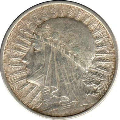 Poland 2 złoty silver reverse, 1924–1936