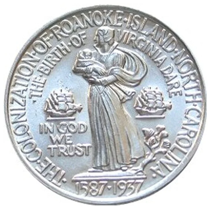 Roanoke / Raleigh half reverse, 1937