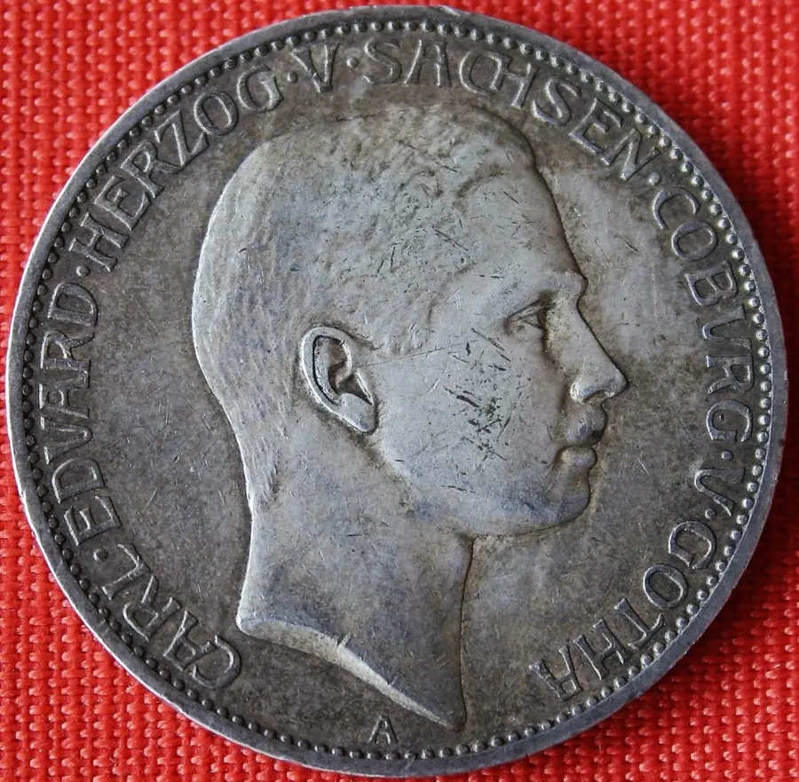 Saxony 5 mark silver