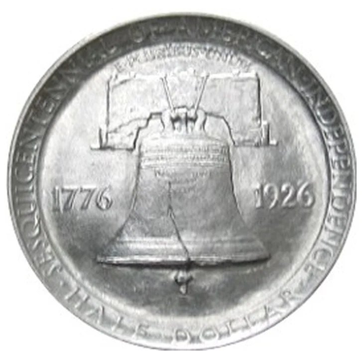 Sesquicentennial half dollar reverse, 1926