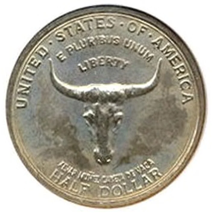Spanish Trail half reverse, 1935