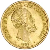 Sweden 20 kronor gold