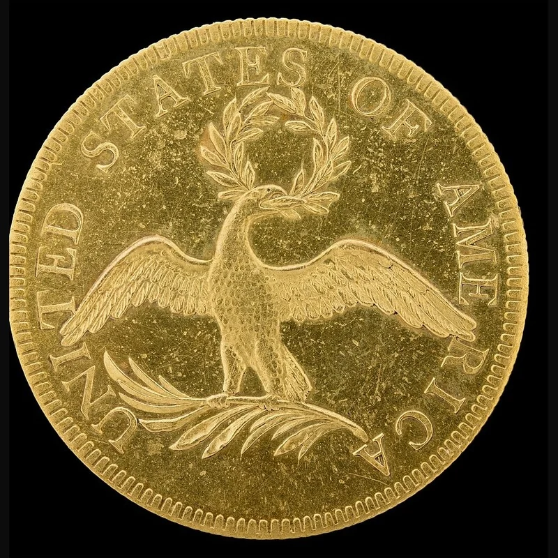 Draped Bust $10 Eagle (1795-1804) reverse, 1795–1804