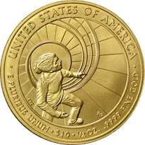 First Spouse $10 - 1/2 Ounce (2007-Date) reverse, 2007–2026