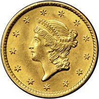 Liberty Head (Type One) Gold Dollar (1849-1854)