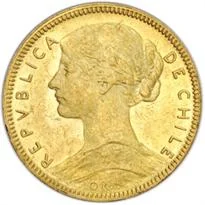 Chile Gold 20 Peso (1906-1917)