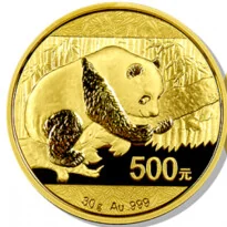 China Gold Panda 1/10 Ounce