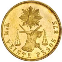 Ecuador Gold 8 Escudos (1838-1843)