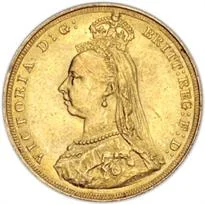 Great Britain Gold Sovereign - Victoria Jubilee (1887-1892)