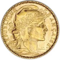 Morocco Gold 10 Franc (1921-1925)