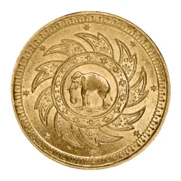 Thailand Gold Baht (1863-Date) reverse, 1863–2026