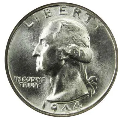 Washington quarter (90%)