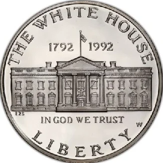 White House commemorative dollar